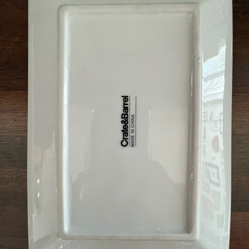 Crate & Barrel Heirloom Seed Plates – Set of 4 (5” x 7”)
